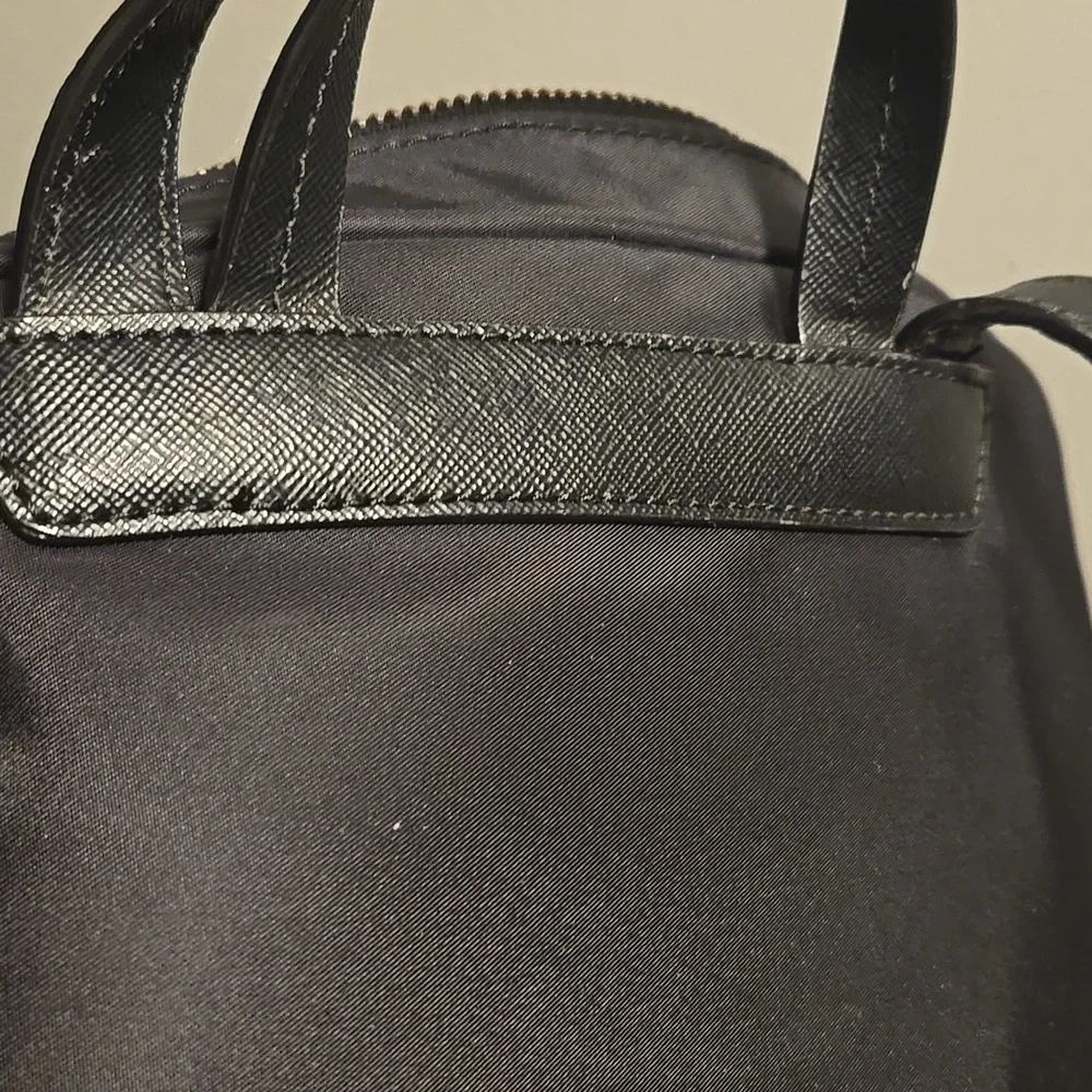 Kate Spade Black Backpack with Gold Accents - Picture 11 of 14